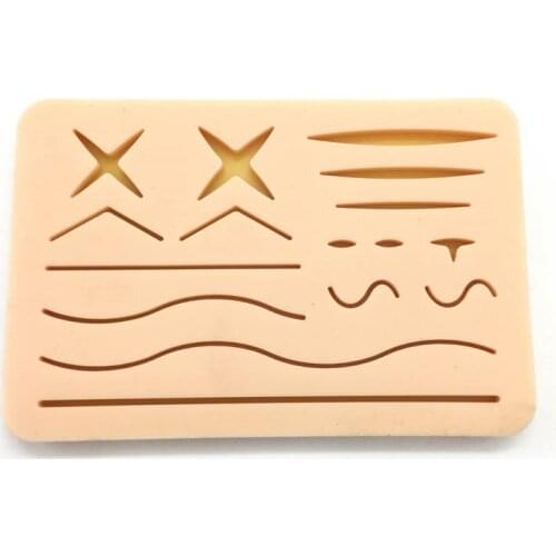 Skin Model in science aid Human Traumatic Skin Model Suture Training Pad Suture Training Kit