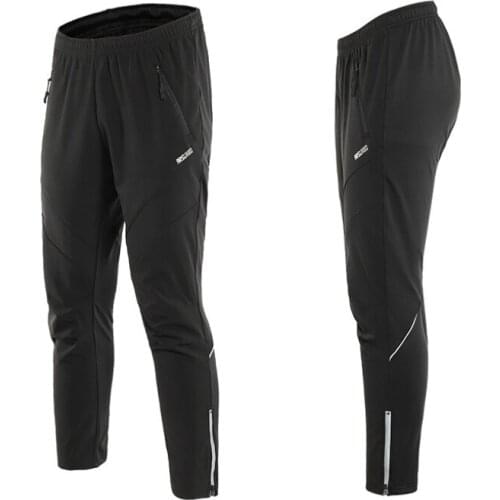 Mens Winter Cycling Pants Warm Up Thermal Fleece pants Multi Sports Trousers Running Road Bike Windproof Waterproof Sportwear