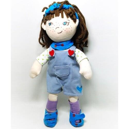 High quality baby to sleep soft handmade dolls children comfort soft toys cloth doll baby doll gift girl 30cm