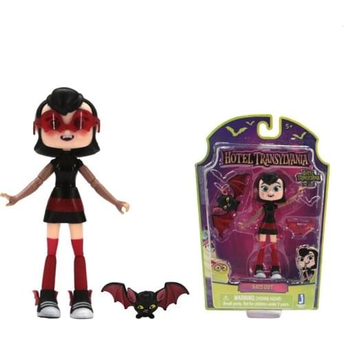 Hotel Transylvania 3: Summer Vacation Bat Mavis Action Figure Toys Mavis Bats Out Doll Toys Kawaii Gifts for Kids Girls 11cm