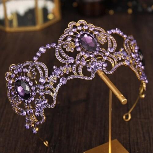 Q39C Crown Crystal Headband Princess Rhinestone Crown Bridal Headband Bridal Wedding Prom Birthday Party Hair Accessories