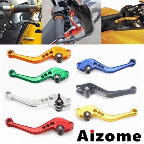 6 Positions Adjustable CNC Aluminum Motorbike Brake Clutch Lever For Honda Suzuki Kawasaki Yamaha BMW Aprilia Ducati