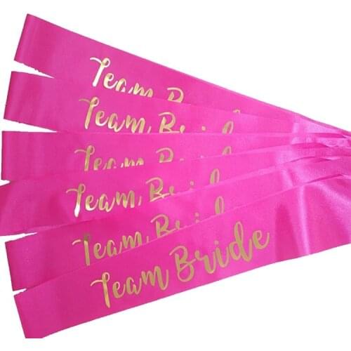 Hen Party Team Bride Sash Bride To Be Bachelorette Party Shoulder Strap Hen Night Wedding Party Photo Props Party Decor QT38