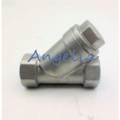 1/2" to 2" DN15~DN50 BSP 201 Stainless Steel Mesh Strainer Booster Pump Inline Y Filter Female thread