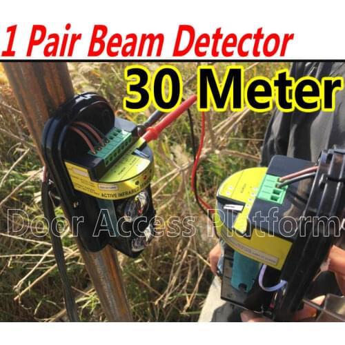 30 Meters 1 Pair of Infrared Beam Sensor, Security door sensor access control door Infrared sensor sliding door parking detector