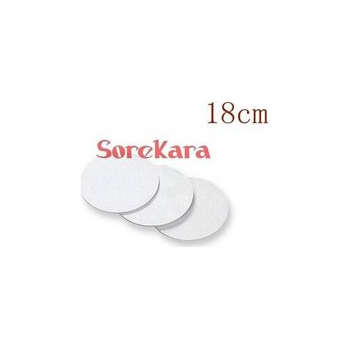 100pcs Quantitative Filter Paper 18cm High Speed Lab Filtration
