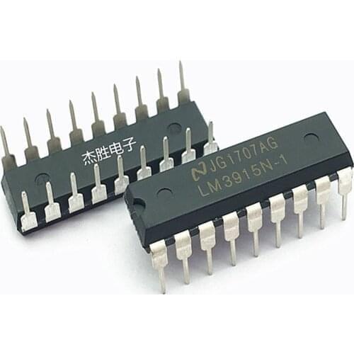 2PCS LED Bar Graph Display Driver LM3914 LM3915 LM3914N-1 LM3915N-1 DIP18