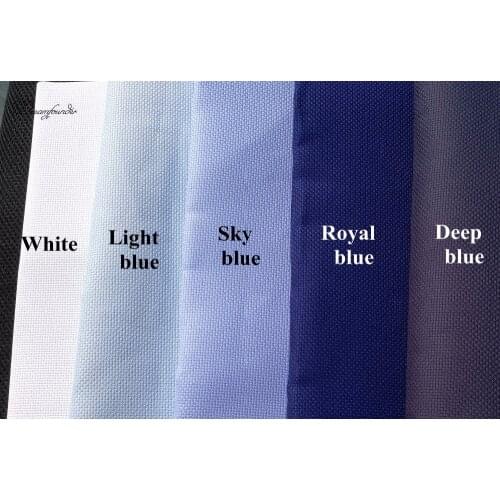 25x25cm Many colors Aida 14ct light yellow blue black flaxen cross stitch fabric canvas DIY handmade needlework sewing craft