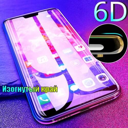 6D Tempered Glass for Huawei P40 Lite E 5g P30 Mate 20 Honor 10 Lite 8X 9a 9s 9x 10i Honor 20 30 V30 Pro Screen Protector Glass
