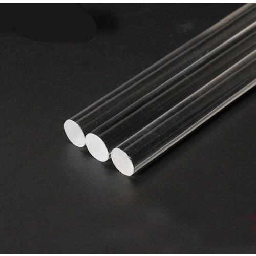 300mm long 14mm 15mm 16mm 17mm 18mm 19mm 20mm 25mm OD acrylic bar solid cylindrical rod transparent plexiglass baton PMMA stick