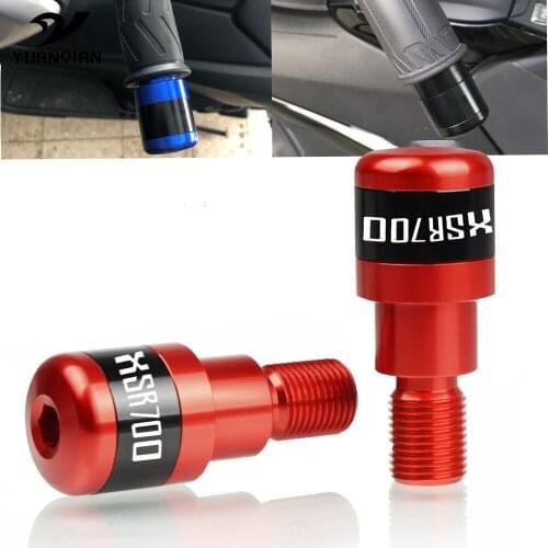 Aluminum 7/8"22mm Universal Motorcycle Accessories Motorbike Handlebar Grips Ends Hand Bar Ends For Yamaha XSR700 XSR 700 2016