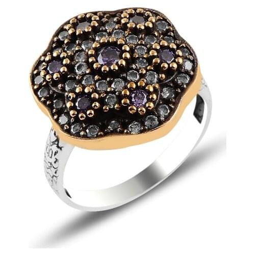 Silverlina Silver Zircon Stone Authentic Ring