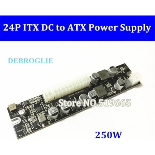 250W DC 12V input Pico ATX PSU Pico ATX Switch PSU 24pin MINI ITX DC to Car ATX PC Power Supply For Computer