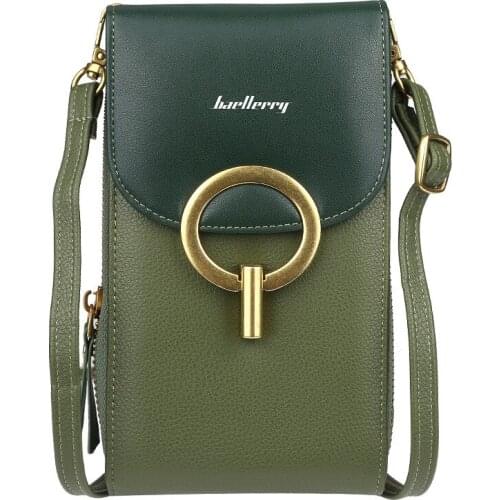 Brand Cell Phone Wallet Big Card Holders Wallet New Women Casual Wallet Handbag Purse Clutch Messenger Shoulder Straps Bag