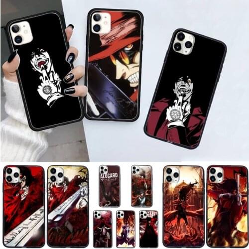 Anime Hellsing Alucard Fan high quality Phone Case coque for iPhone 11 12 pro XS MAX 8 7 6 6S Plus X 5S SE 2020 XR