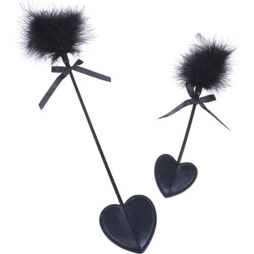 30cm/45cm Slave Erotic BDSM SM For Couple Women Adult GameFlirt Clit Tickler Whip Bird Feather Sex Toy Products Bondage