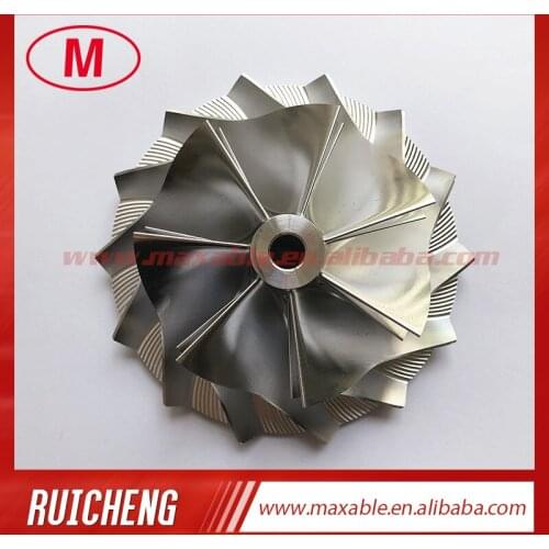 HX50 71.00/99.01mm 7+7 blades high performance turbocharger billet/milling/aluminum 2618 compressor wheel
