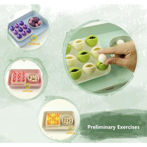 Montessori Toys for Preliminary Exercises Visual Sense Practice Preshool Early Educational Materials Figures/ Focus Training