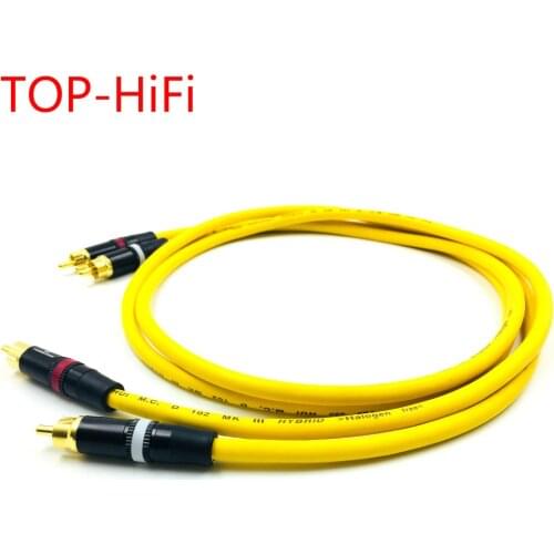 TOP-HiFi Pair RCA Reference Interconnect Cable 2 RCA to 2 RCA Audio Cable with VDH Van Den Hul 102 MK III Cable