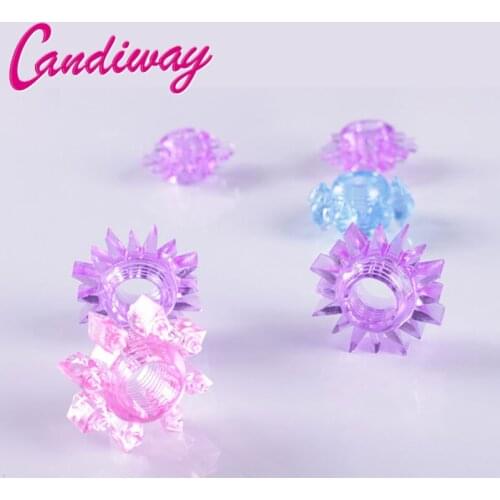 10pcs for men sex toys passion cock ring penis ring sex products delay crystal solar erotic extender penis ring sex products