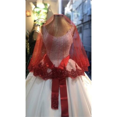 Laced Bridal Veil Set Wedding Face Cover Henna Night Wedding Bridal Veil Belt Gloves