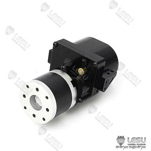 LESU Metal 2Speed Transmission Gearbox for 1/14 TAMIYA RC Tractor Truck Dumper DIY Scania VOLVO Benz MAN Model