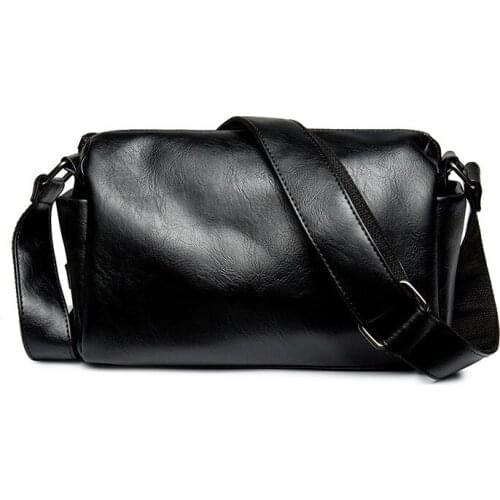 New Waterproof Leather Messenger Bag Women Shoulder Bag Female Satchels Handbags Thick Leather Sling Bags women Crossbody Bags