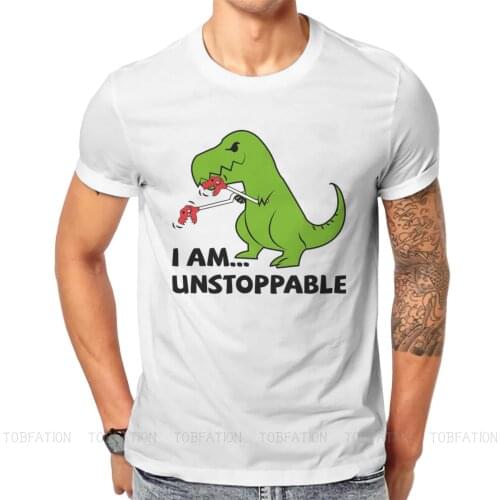 Dinosaur Original TShirts I am Unspable T Rex Essential Personalize Homme T Shirt New Trend Tops 6XL