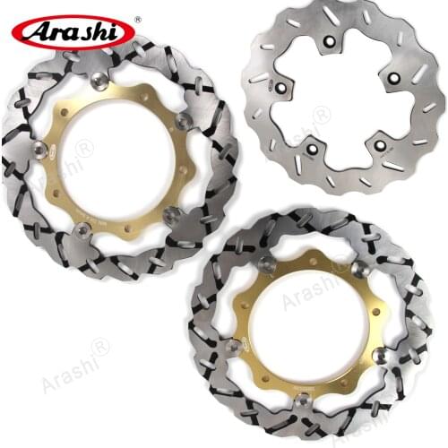 Arashi CNC Front Rear Brake Disc Brake Rotors For YAMAHA XP T-MAX / ABS 530 2012 2013 2014 2015 TMAX Tmax530 Accessories
