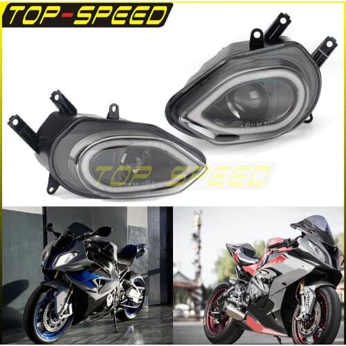 Front Motorcycle 12V LED Headlight Headlamp Assembly Waterproof DRL Low Hight Beam For BMW S1000RR 2015 2016 2017 2018