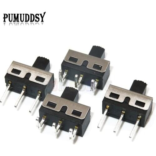 10PCS SS12D10 SS12D11 Toggle Switch 3Pin 1P2T Handle High 5mm Spacing 4.7mm SS12D10G5 pumuddsy Straight / Curved