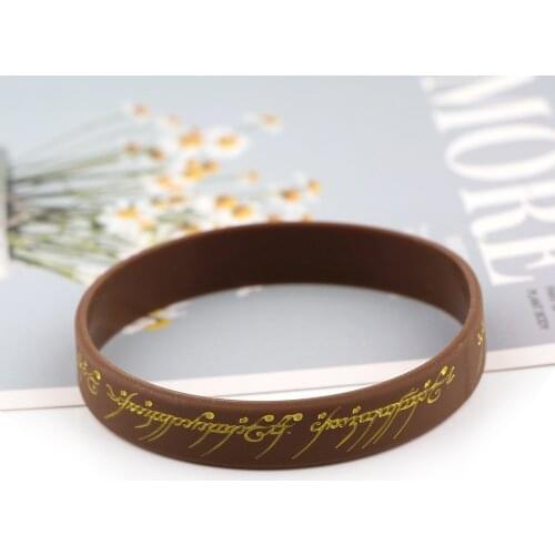 PF1256 Movie inspiration Personalized Women Men Bracelets on Hand Bangles With Designer Charms Jewelry Accessories Silicone