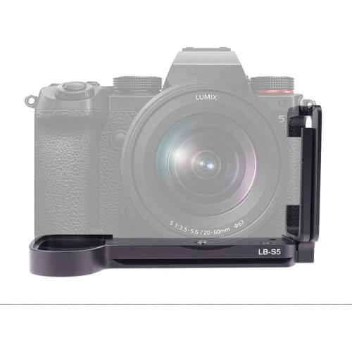 S5 extended Adjustable Vertical Quick Release L Plate/Bracket Holder hand Grip for Panasonic Lumix DC-S5 camera Arca-swiss RRS