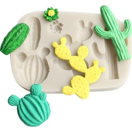 Cactus Silicone Mould DIY Fondant, Candle, Soap Mould Decoration ornament mould