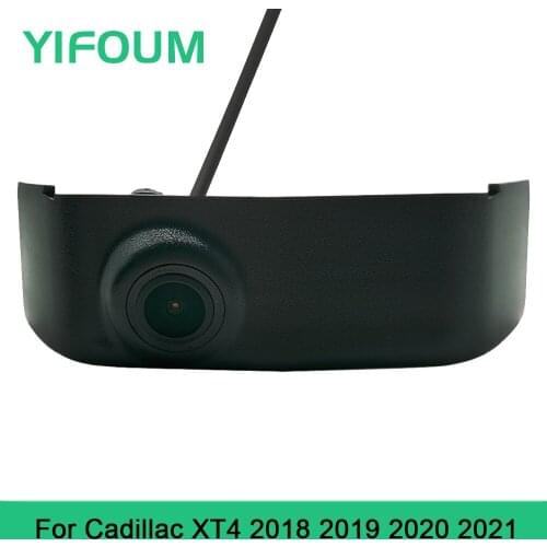 YIFOUM HD CCD Car Front View Parking Night Vision Positive Waterproof Logo Camera For Cadillac XT4 2018 2019 2020 2021