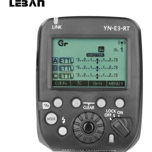 YONGNUO YN-E3-RT TTL Radio Trigger Speedlite Transmitter as ST-E3-RT for Canon 600EX-RT,YONGNUO YN600EX-RT