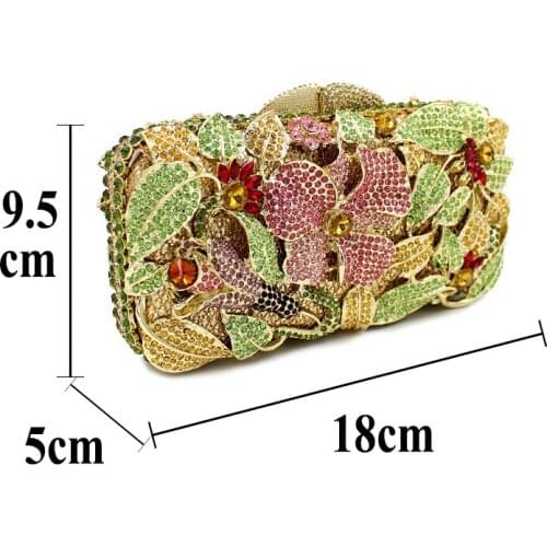 BL026 Luxury diamante evening bags octagon colorful clutch bags women party purse bags crystal sacoche pochette handbags