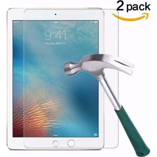 2pcs/lot Screen Protector For Apple ipad air 2 screen protector for iPad 2017 iPad 5 6 Pro 9.7" Tempered Glass Screen Protector