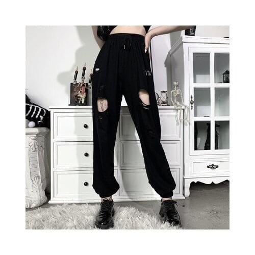 2020Chaopai street shooting net red guards' clothes loose high elastic casual pants slim Leggings comfortable pants