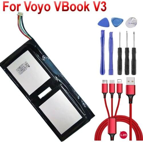5000mah 7.6v battery for Voyo VBook V3 Pentium Edition Ultimate Edition Fingerprint V3 PRO A1 13.3 N3450 3095220 laptop battery