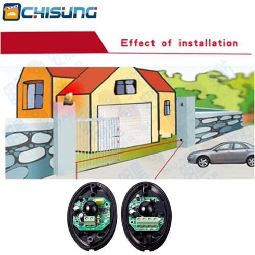 Active Infrared beam sensor photocell outdoor 20meters wireless for sling gate opener