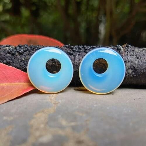 Opalite Bead Gemstone Dreadlock Bead - Dreadlock Jewellery Dreadlock Bead featuring Dreamcatcher and Feathers Charm