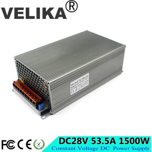 DC28V Power Supply Switching 53.5A 1500W Driver Transformers 110V 220V AC to DC28V SMPS for strip lamp Light CNC CCTV Stepper