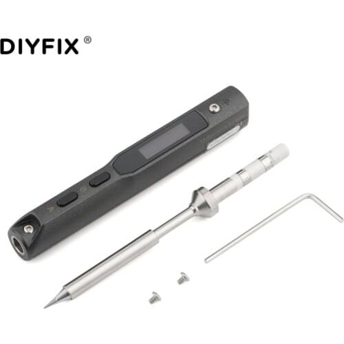 DIYFIX 65W TS100 Mini Electric Soldering Iron Intelligent Programmable Smart Adjustable Digital LCD Pen-type Soldering Station