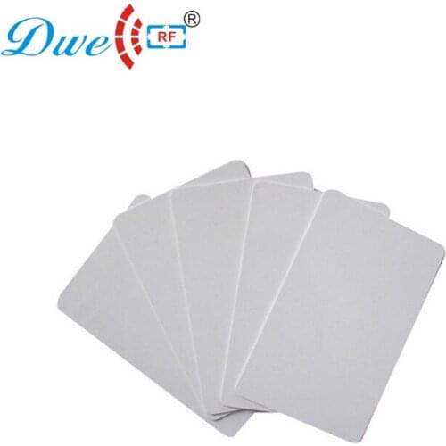DWE CC RF white rewritable blank card 5200 or UID chip proximity cards for master card copy 20pcs per lot