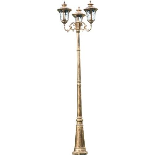 European landscape Lights Square Garden Led Street Lamp Industrial road Waterproof high pole Lamp for Courtyard Outdoor Lighting