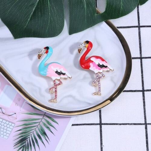 Hua Ming Ce Flamingo Brooches For Clothes China
