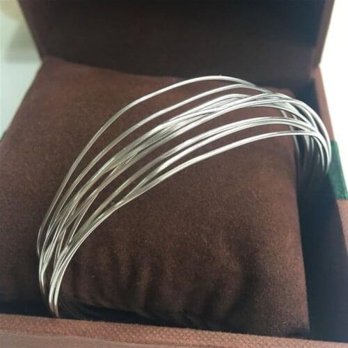 " Fake One Penalty Ten " ( 1.6M=13G ) 1.0MM/ W 925 Sterling Silver Wire Jewelry Accessories Jewellry Findings