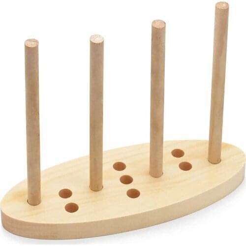 Bow Maker for Ribbon for Wreaths, Multipurpose Oval Wooden Bow Maker Tool for Creating Bows, Gift Bows, Holiday Wreaths