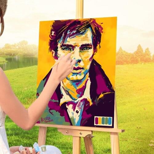 Doodles Coloring By Numbers Painting Complete Kit Acrylic Paints 50*70 Boards By Numbers New Design For Handiwork